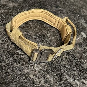 Dog Collar Tactical Dog Collar 16" to 20" Length 1.5" wide Handle 4" x 2" EUC